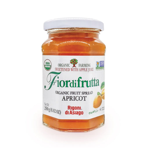 "Fiordifrutta" Italian Organic Apricot Jam - 8.82oz/250g Crakers & Sweetes SOGNOTOSCANO 