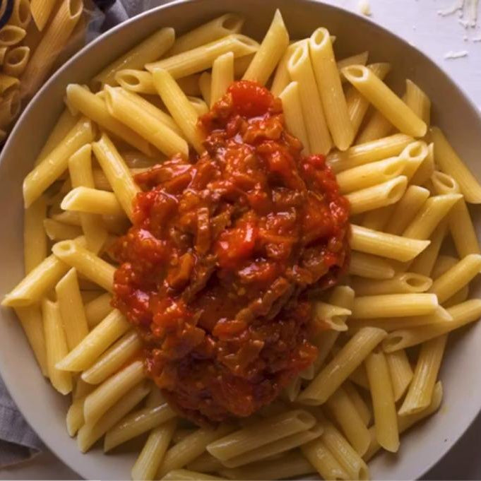 Amatriciana Pasta with Adoro Penne