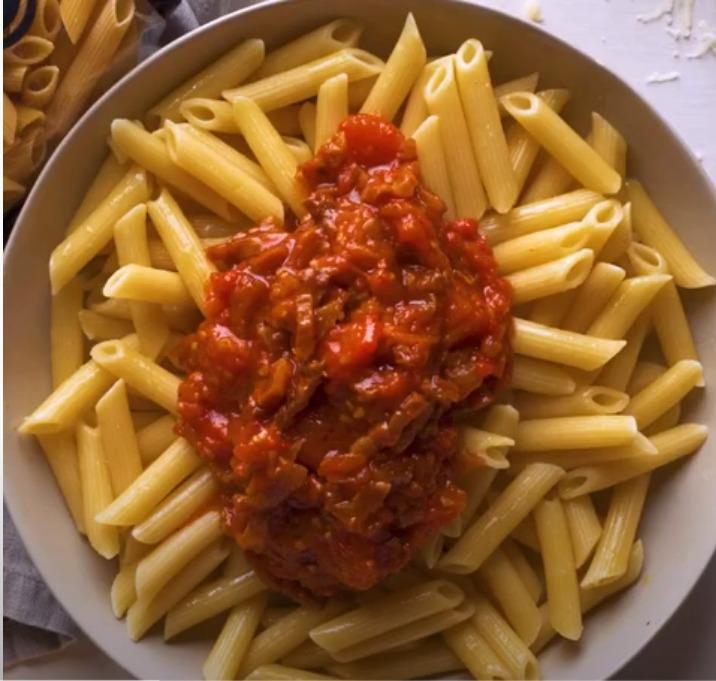 Amatriciana Pasta with Adoro Penne