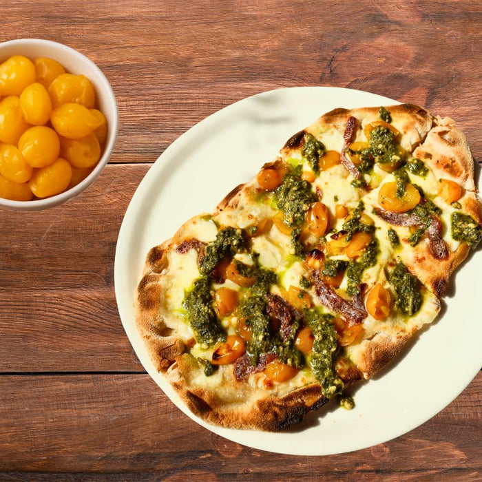 Anchovy & Yellow Pomodorini Pinsa