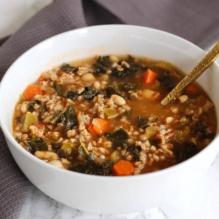 Farro and Cannellini Beans Soup