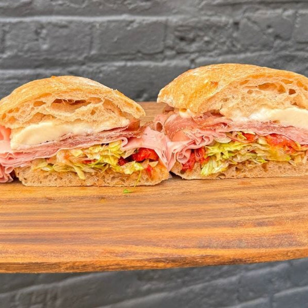 Italian Panini with Mortadella, Capocollo and Goat Robiola