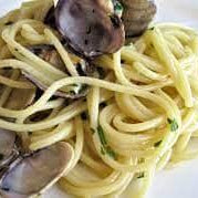 Linguine with Clams and Yellow Sauce