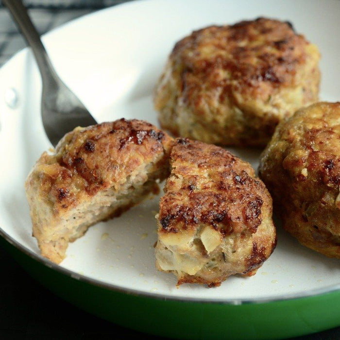 Mixed roast meatballs