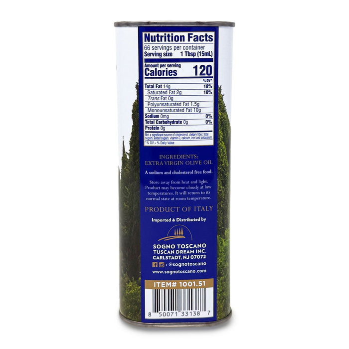 1923 - 100% Italian EVOO (1L) Oils Vinegars & Dressings SOGNOTOSCANO 