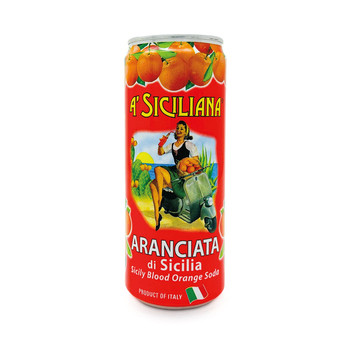 A'Siciliana Aranciata ( Blood Orange) Soda drink Sogno Toscano 1 