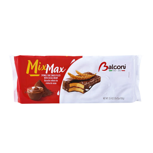 Balconi Mix Max Cocoa Cream Snack Cake- 10 pack Crakers & Sweetes SOGNOTOSCANO 