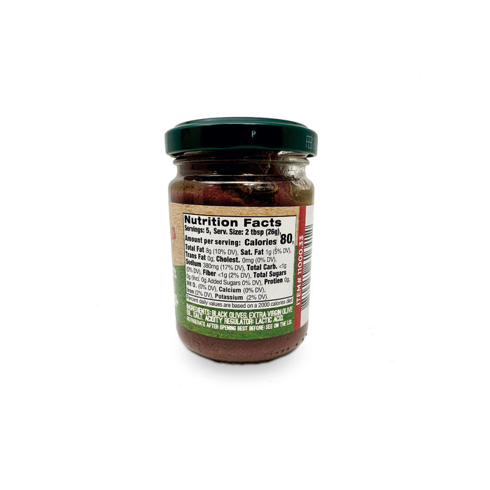 Black Olive Spread - Jar Antipasto & Bites SOGNOTOSCANO 