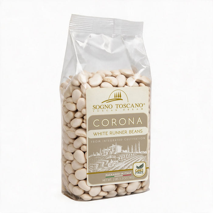 Corona Beans – Dried Butter Beans Pasta, Grains & Beans SOGNOTOSCANO 