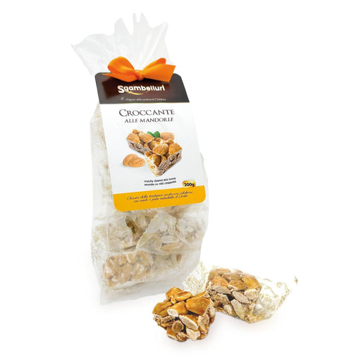 Croccante alle mandorle ( Crunchy Almond Bites)-bag Crakers & Sweetes Sogno Toscano 