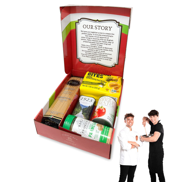 Fabio & Ben Red Pasta Kit Packages Sogno Toscano 