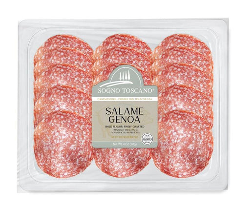 Genoa Salame Pre-sliced Meats & Cheeses Sogno Toscano 