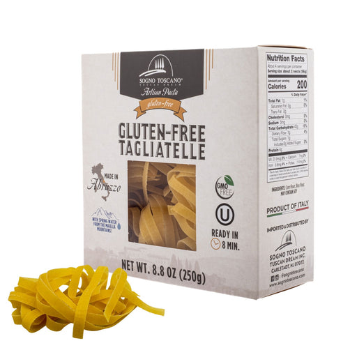 Gluten Free Tagliatelle Pasta, Grains & Beans Sogno Toscano 