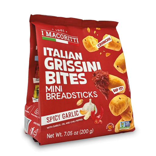 Grissini Bites with Garlic & Chili Peppers Crakers & Sweetes Sogno Toscano 