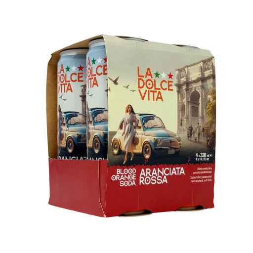 La Dolce Vita Aranciata Rossa( Blood Orange) Soda drink Sogno Toscano 4 
