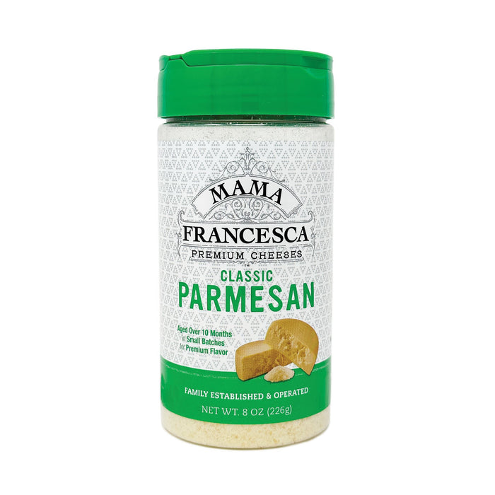 Mama Francesca Grated Parmesan Jar 8oz Meats & Cheeses Sogno Toscano 