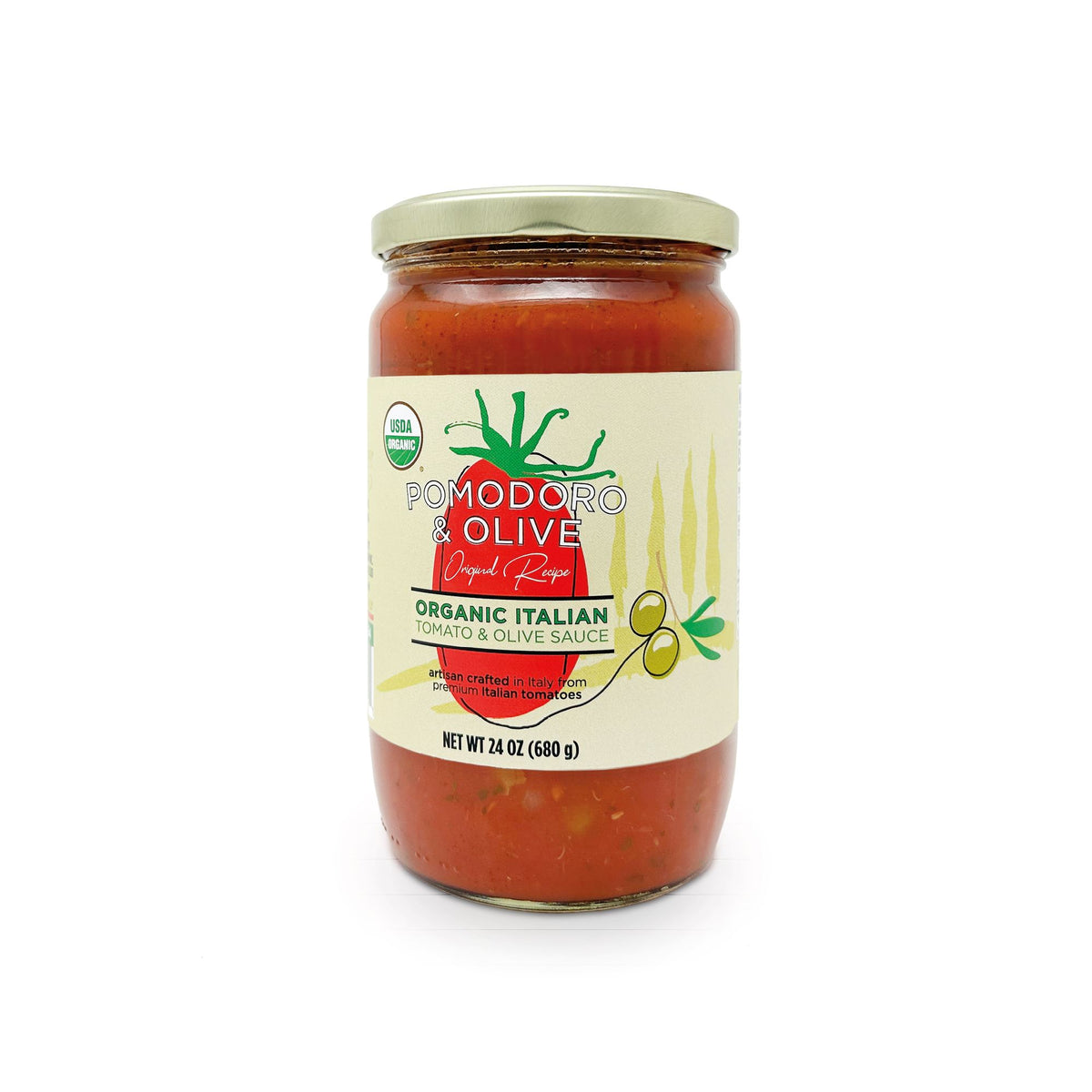 Organic Tomato & Olives Sauce — Sogno Toscano