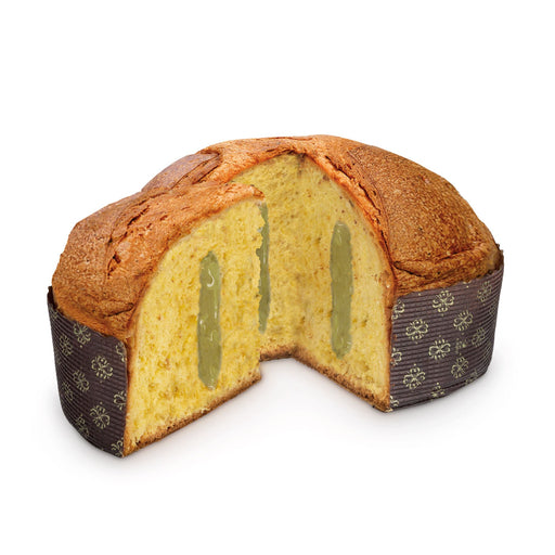 Panettone with Pistachio Cream Crakers & Sweetes Sogno Toscano 