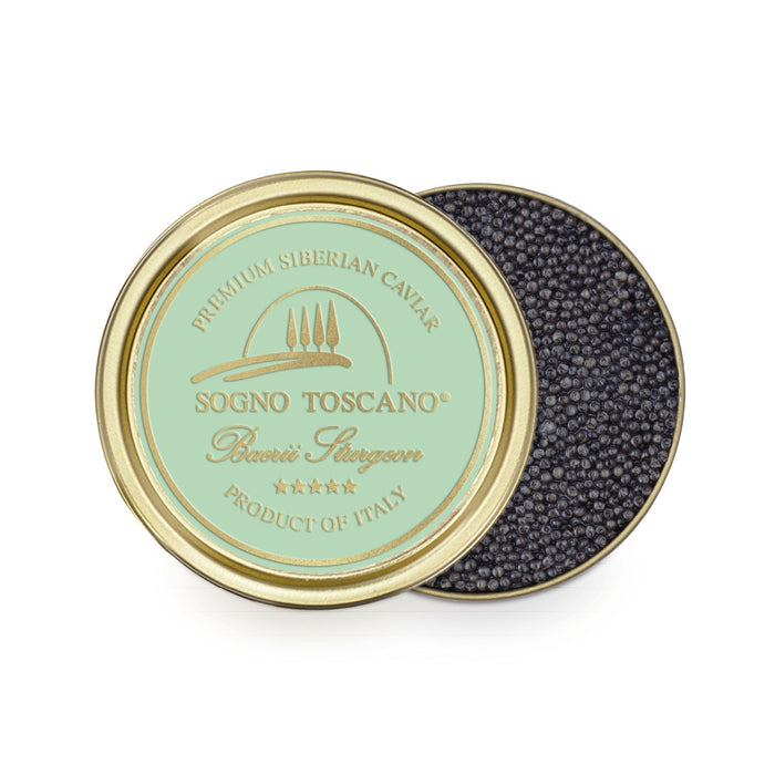 Premium Siberian Caviar From The Sea Sogno Toscano 