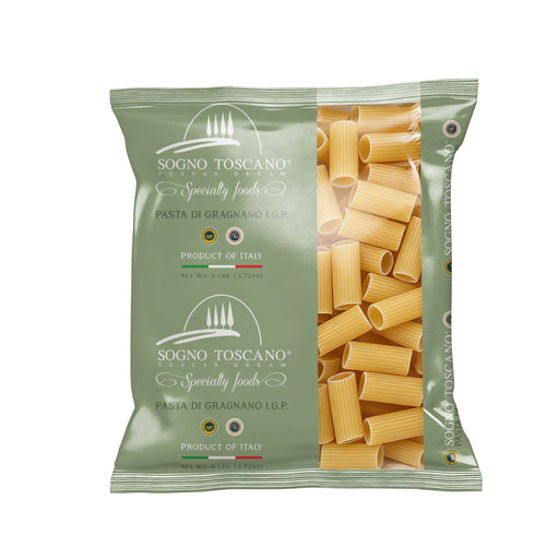 Rigatoni di Gragnano IGP – Bulk Bronze Die Pasta Pasta, Grains & Beans SOGNOTOSCANO 