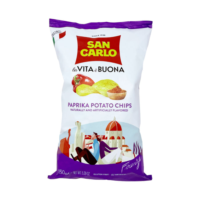 San Carlo Paprika Chips Crakers & Sweetes Sogno Toscano 