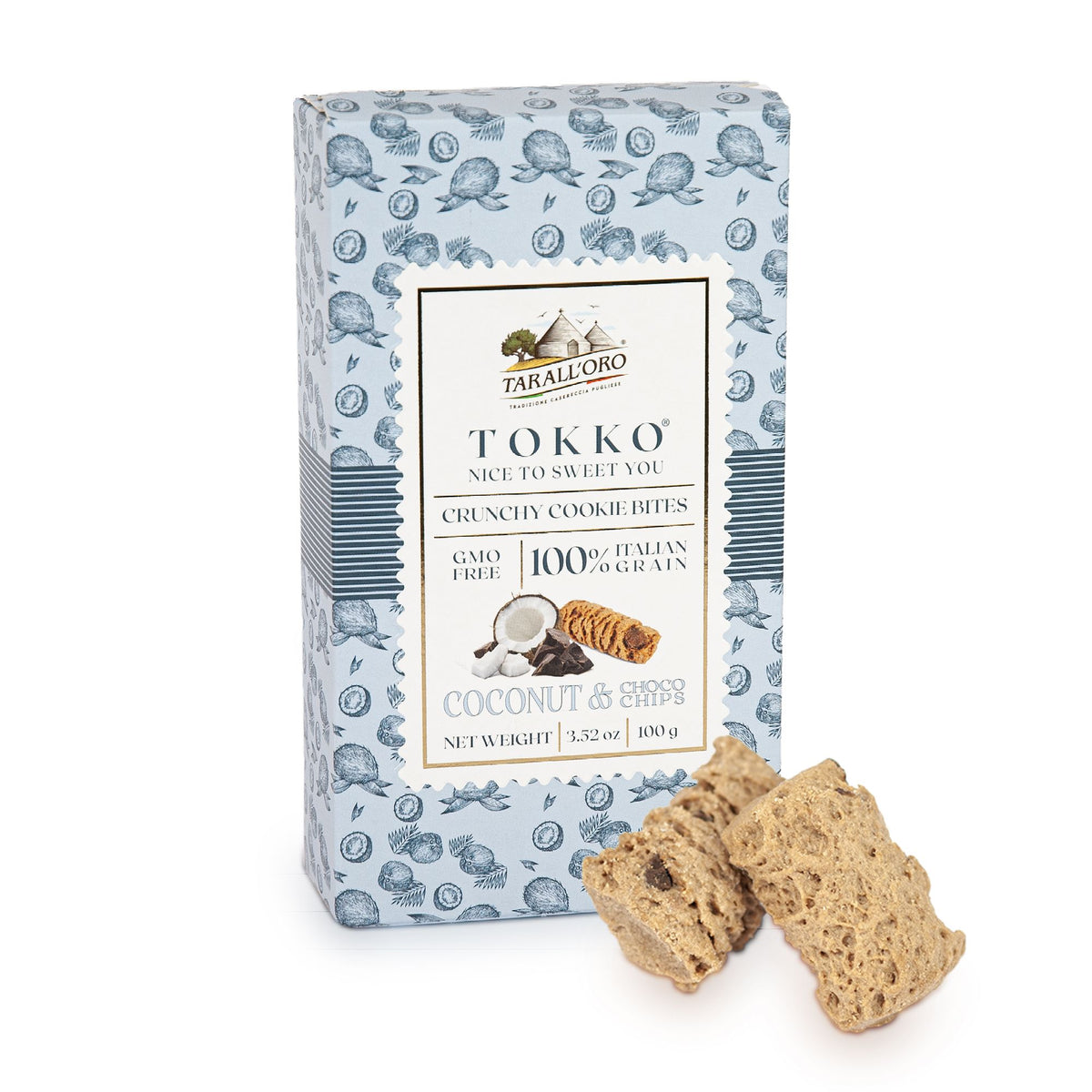 Buy Tokko Coconut and Choco Chips 3.52oz Online | Sogno Toscano