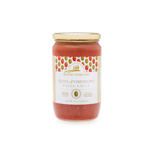 Tomato and Green Olives Pasta Sauce Tomatos and Friends Sogno Toscano 