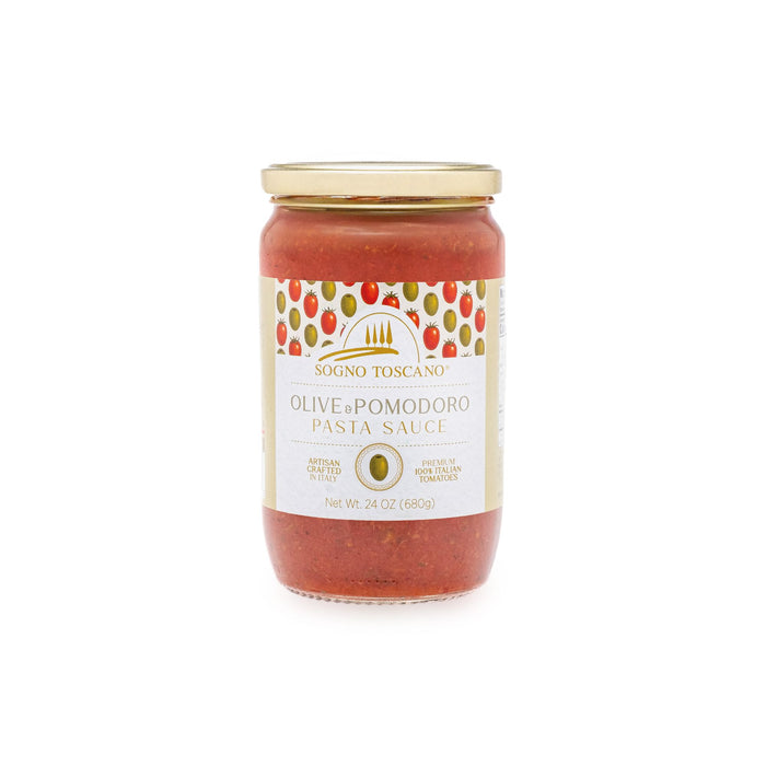 Tomato and Green Olives Pasta Sauce Tomatos and Friends Sogno Toscano 