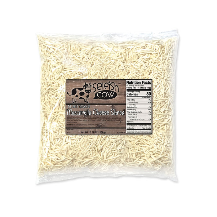 Vegan Shredded Mozzarella -Melting Cheese| Sogno Toscano 