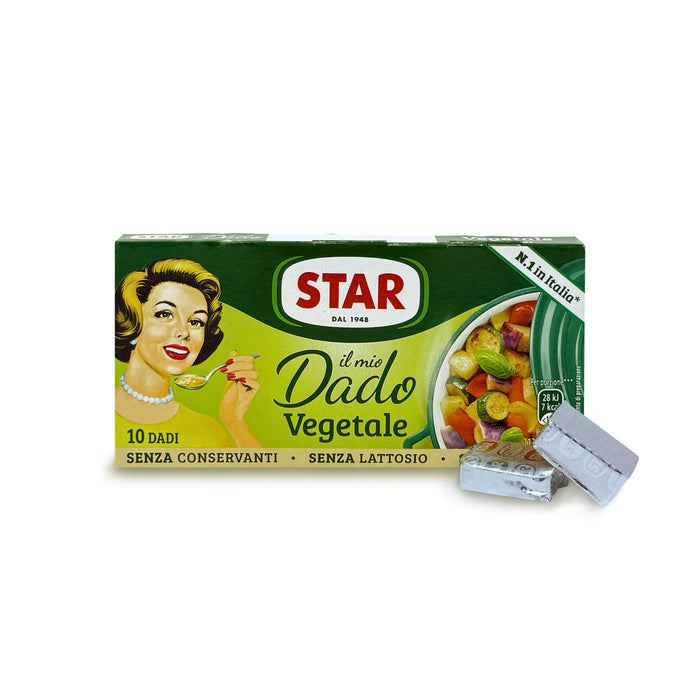 Vegetable Buillon cubes -Dado Star (10pack) Antipasto & Bites Sogno Toscano 