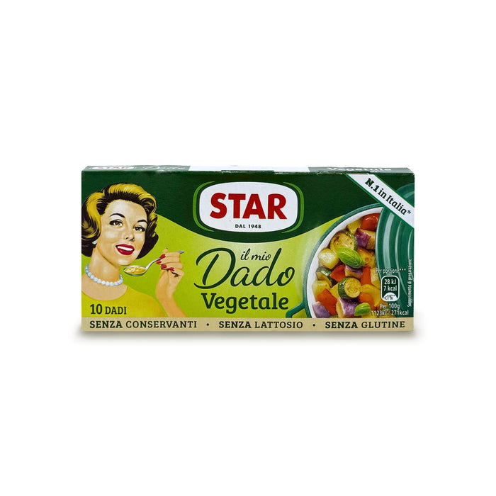 Vegetable Buillon cubes -Dado Star (10pack) Antipasto & Bites Sogno Toscano 