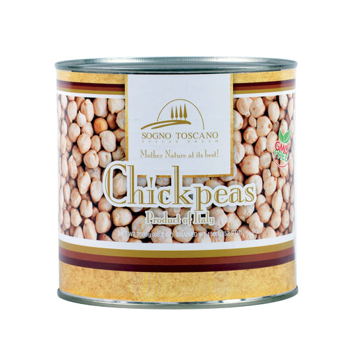 Chickpeas/ Garbanzo (Can) 2.5kg Can Pasta, Grains & Beans SOGNOTOSCANO 