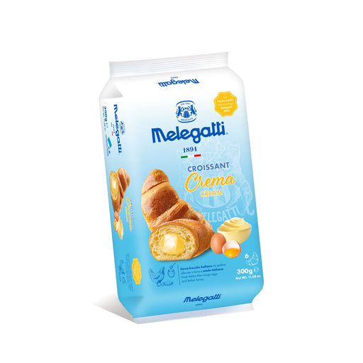 Cream filled croissants by Melegatti ( pack of 6) Crakers & Sweetes Sogno Toscano 