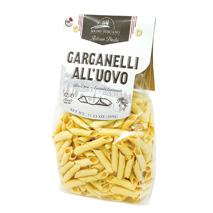 Garganelli All'uovo Artisan Pasta (egg pasta) - 500gr Bag Pasta, Grains & Beans SOGNOTOSCANO 