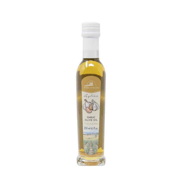 Garlic oil 250ml Glass Bottle Oils Vinegars & Dressings SOGNOTOSCANO 