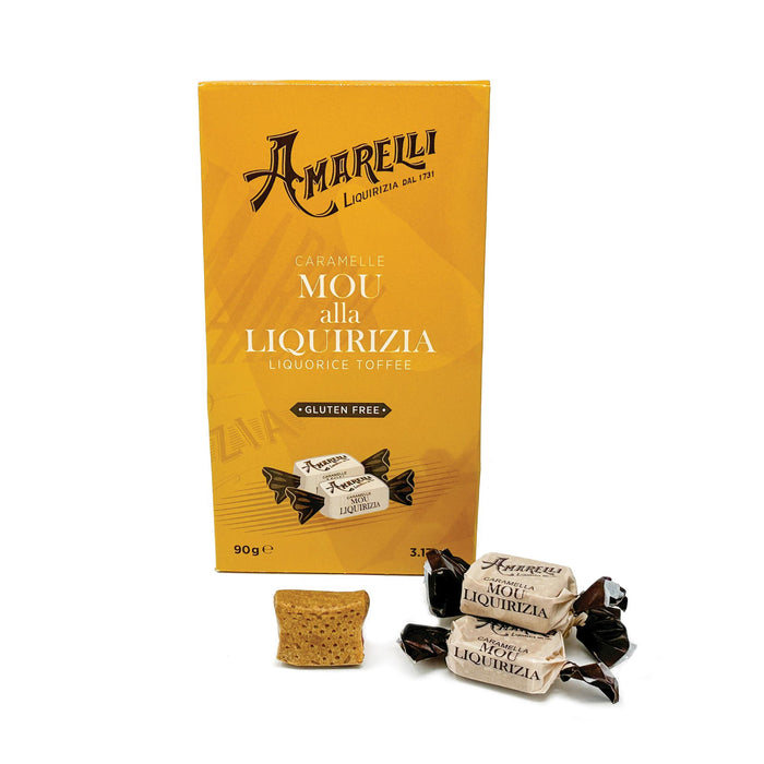 Liquorice toffees - Amarelli Crakers & Sweetes Sogno Toscano 