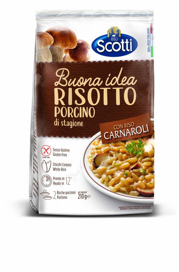 Porcini Mushroom Ready Risotto by Riso Scotti - 7.4oz Pasta, Grains & Beans SOGNOTOSCANO 