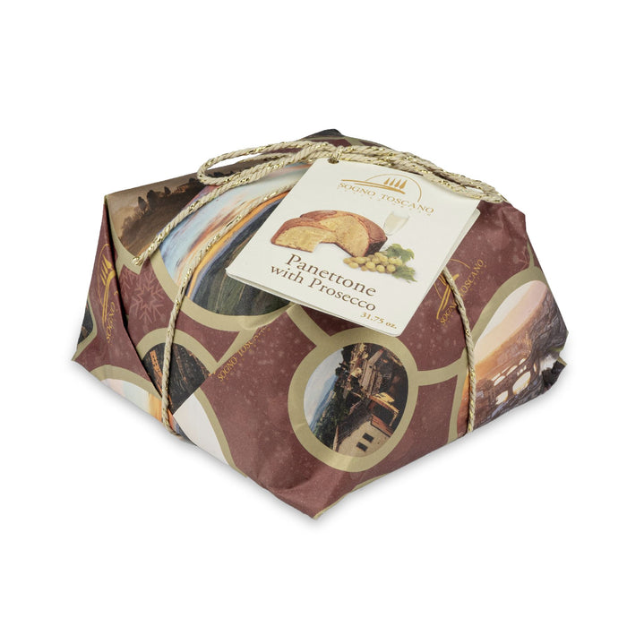 Prosecco D.O.C Wine Panettone (31.75oz) Crakers & Sweetes SOGNOTOSCANO 