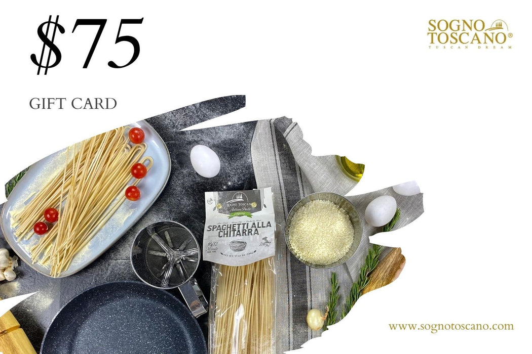 Sogno Toscano Gift Card Sogno Toscano Gift Card