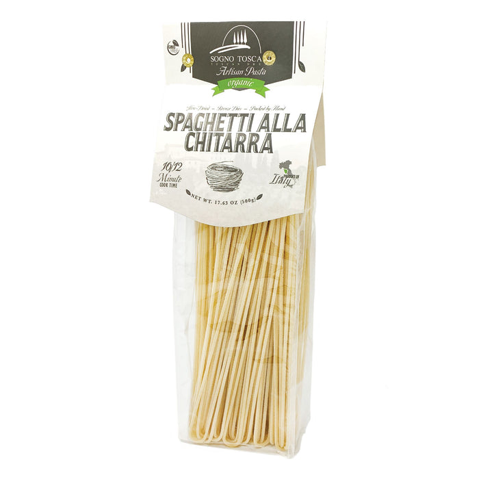 Spaghetti alla Chitarra Organic Artisan Pasta - 500gr Bag Pasta, Grains & Beans SOGNOTOSCANO 