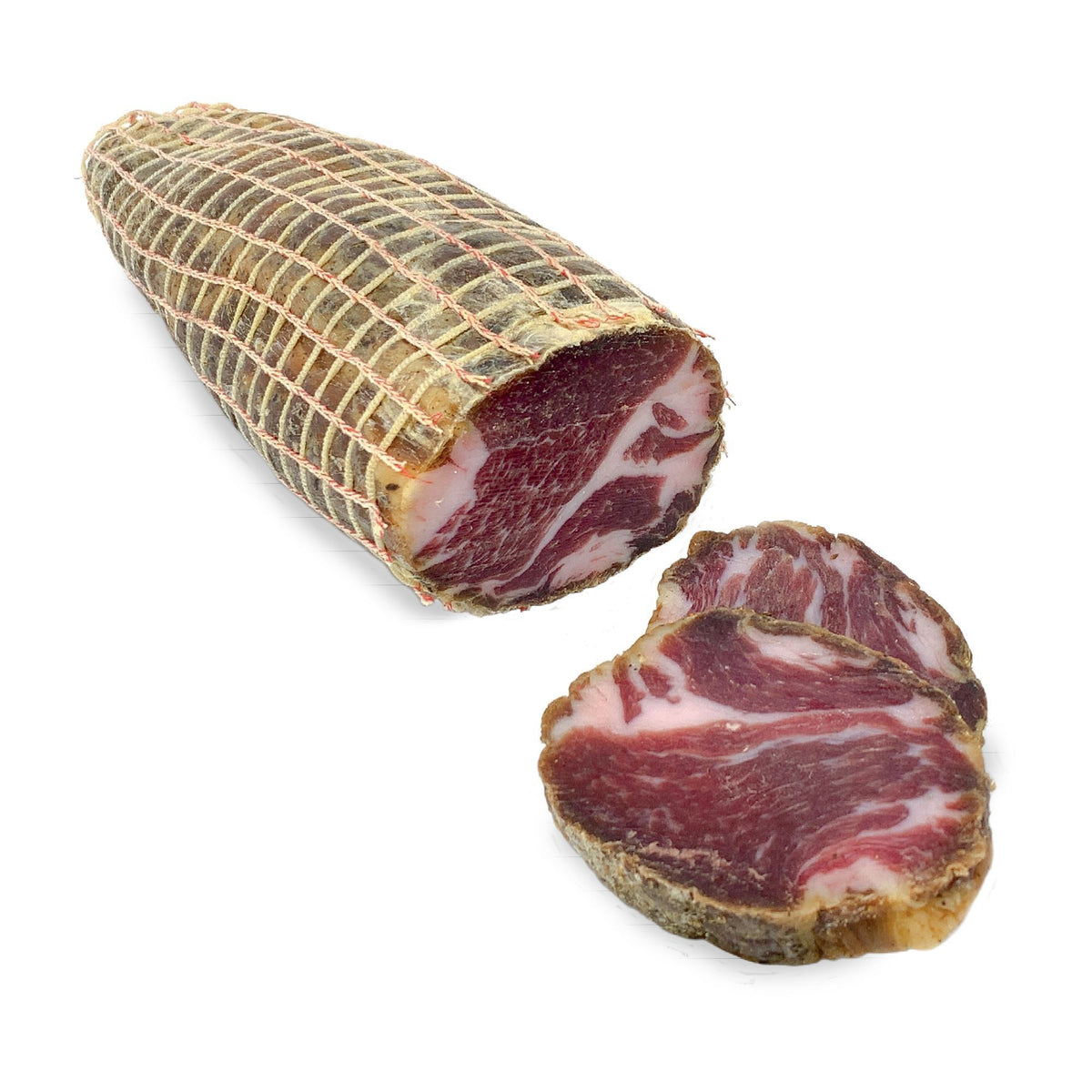Capollo Meat Capocollo (Coppa) Italian-Style Cured Meat 1.85lb | Crafted in the USA ...